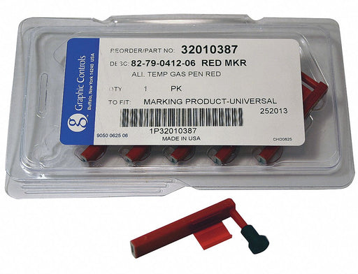 M6743 Pen 6 Pens Red