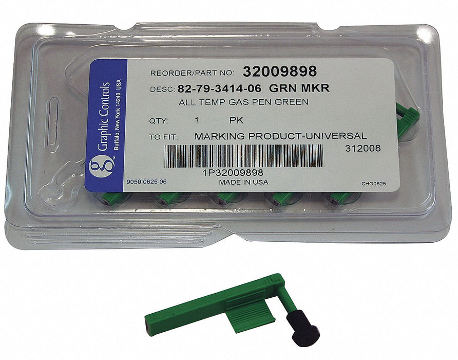 M6750 Pen 6 Pens Green