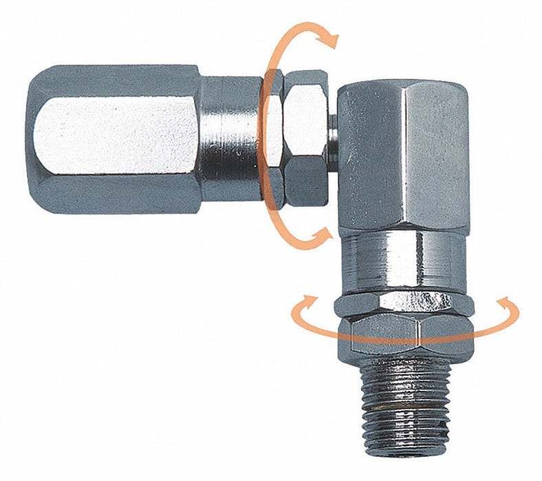 Grease Gun Swivel 90 Deg 1/8 In.