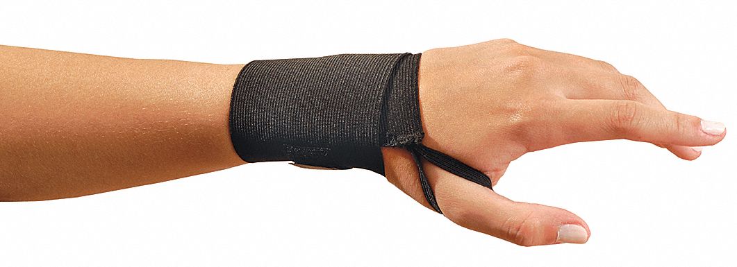 Wrist Support Thumb Loop Black