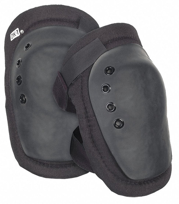 Knee Pad UNIV Hook/Loop Black PR