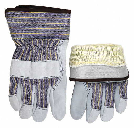 J3478 Leather Gloves Gray M PR