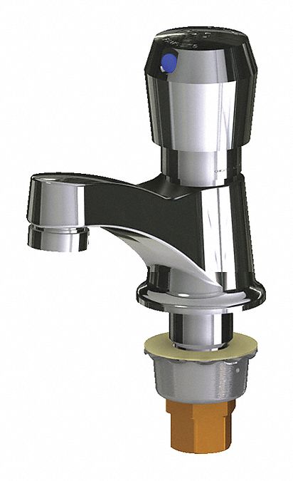 Single Supply Metering Sink Faucet