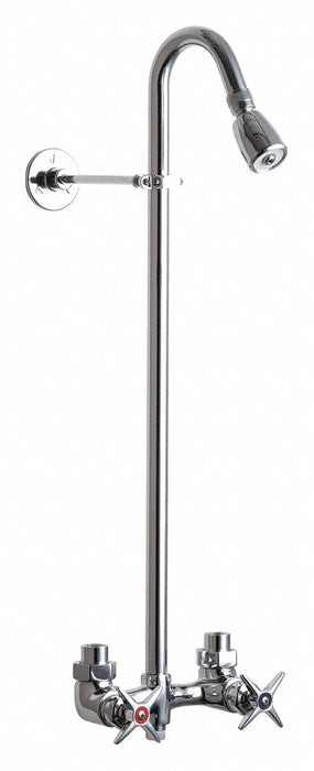 Exposed Two Handle Shower Fitting With