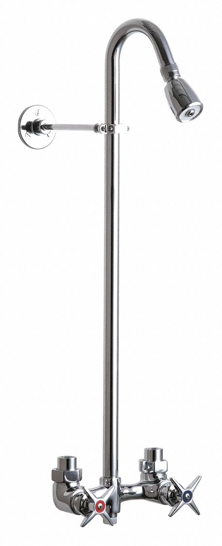 Exposed Two Handle Shower Fitting With