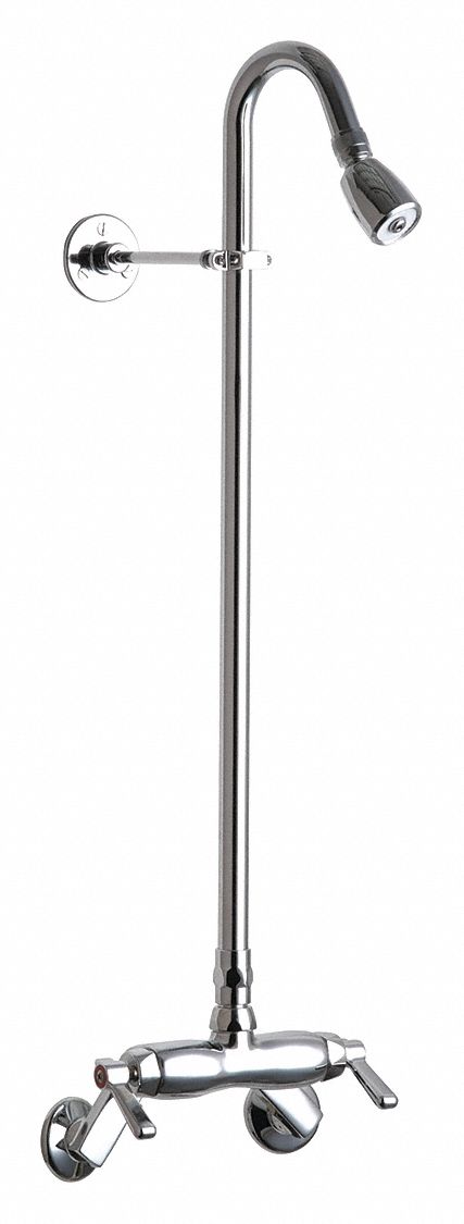 Exposed Two Handle Shower Fitting With
