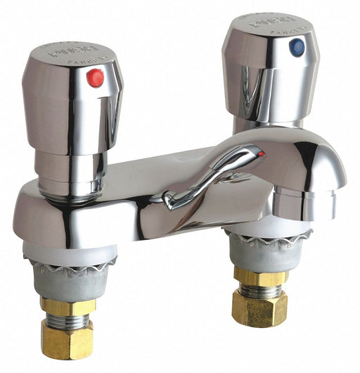 Hot And Cold Water Metering Sink Faucet