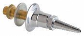 Wall Flange With Serrated Hose Nozzle