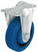 Plate Caster Rigid Rubber 5 1/8 H