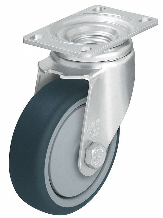 Plate Caster Swivel Polyurethane 5 1/8 H
