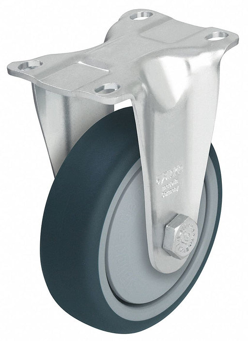 Plate Caster Rigid Polyurethane 5 1/8 H