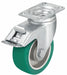 Plate Caster Swivel Polyurethane 5 1/8 H