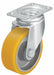 Plate Caster Swivel Polyurethane 6 1/8 H