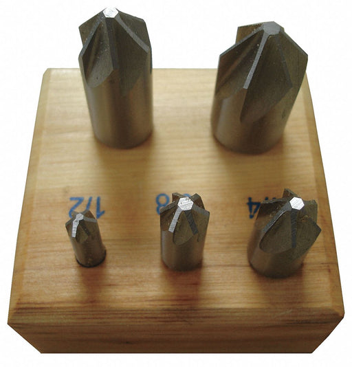 Countersink Set 5 PC 3 FL 82 Deg HSS