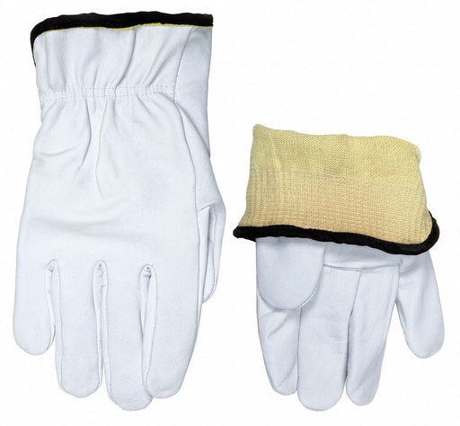 H5449 Leather Gloves White 3XL PR