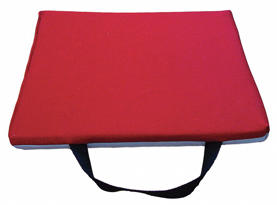 Kneeling Pad 24 L Fabric/Suede Gray/Red