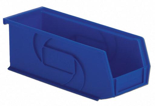 Hang and Stack Bin Blue PP 4 in