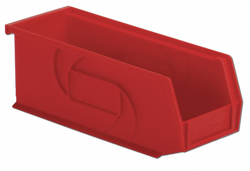 Hang and Stack Bin Red PP 4 in