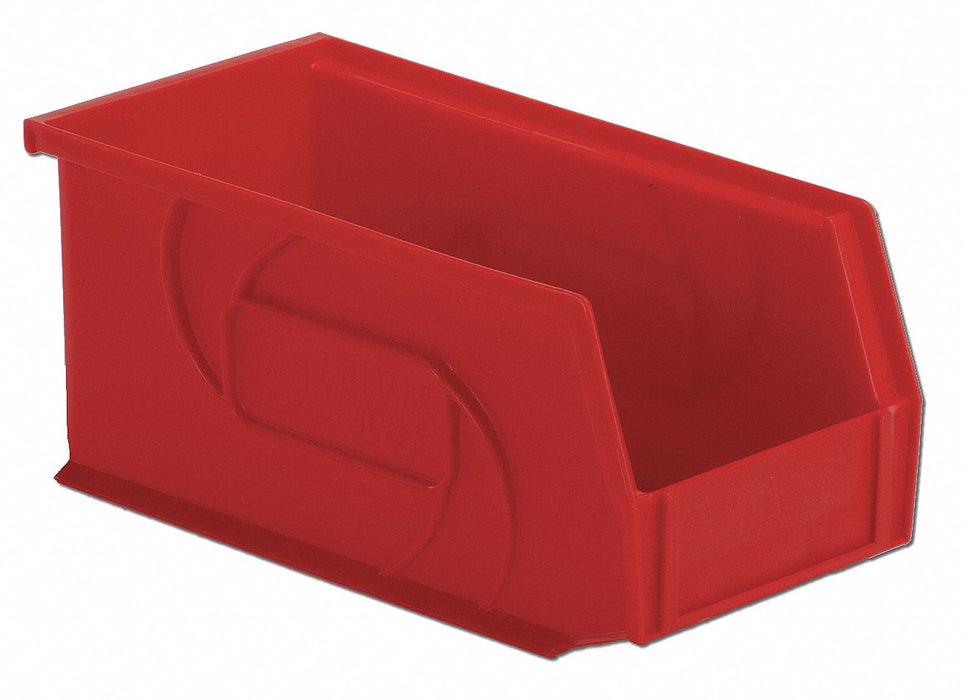 Hang and Stack Bin Red PP 5 in