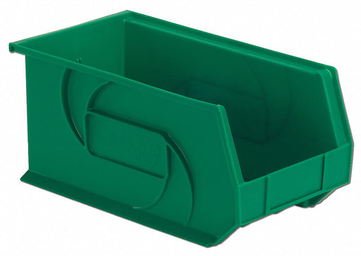 Hang and Stack Bin Green PP 7 in