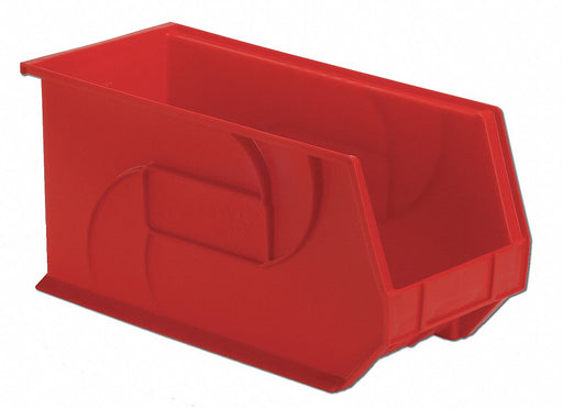 Hang and Stack Bin Red PP 9 in