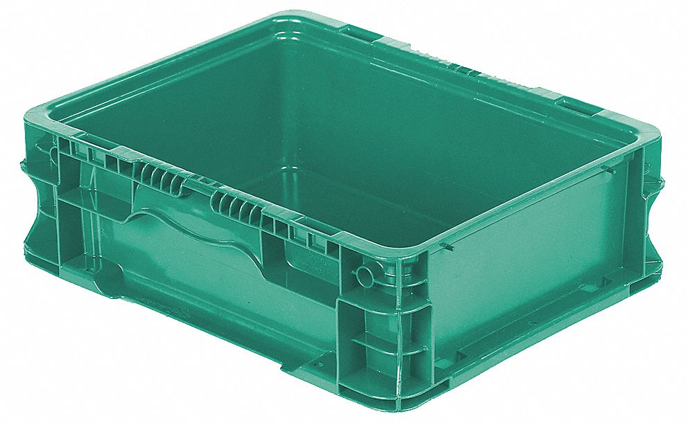 StraightWallTote 12inL 15inW Green