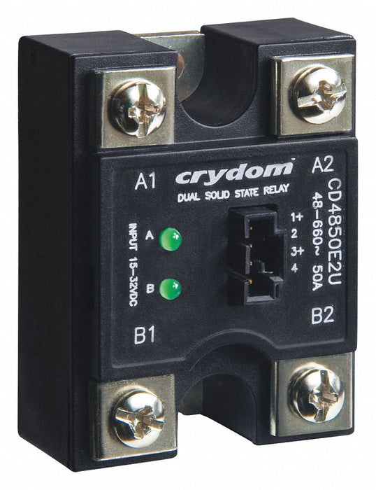 DualSolStateRelay In4-32VDC Out24-280VAC