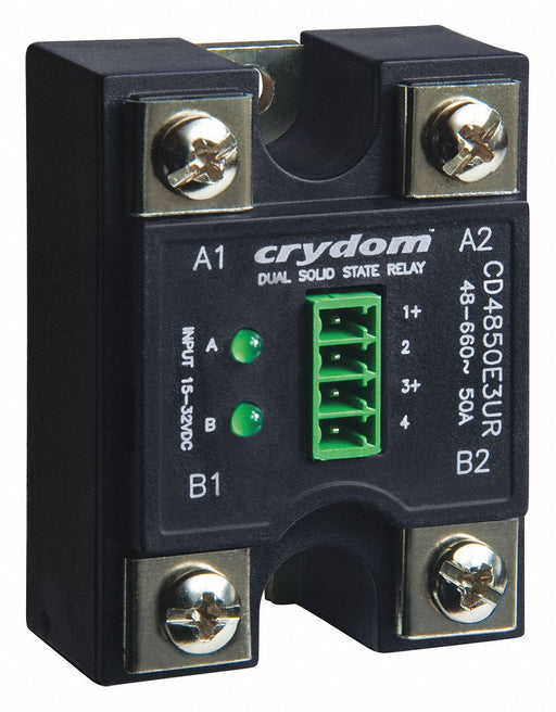 DualSolStateRelay In4-32VDC Out48-600VAC