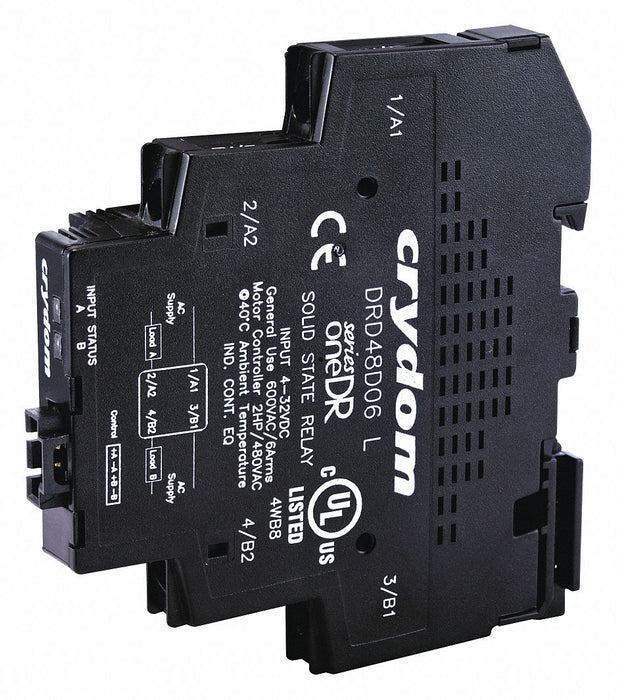 DualSolStateRelay In4-32VDC Out48-600VAC