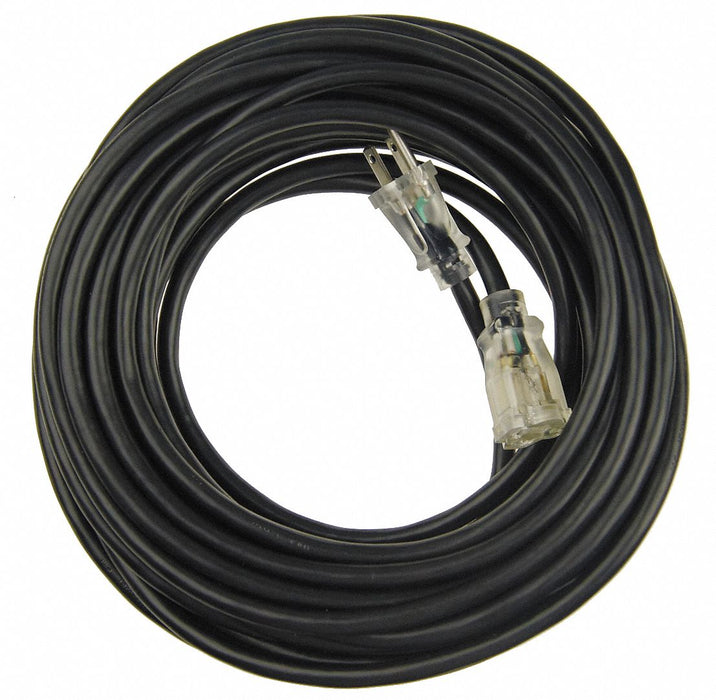 ExtensionCord 50ft Black 14AWG Round