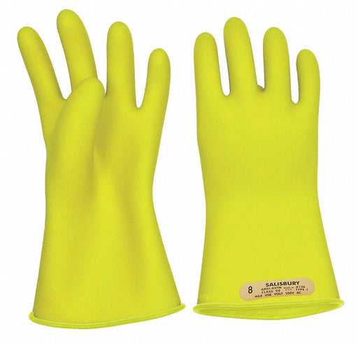 ElectrcInslatedGloves Sz9 Ylw Rubber PR
