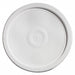 PailLid 12.25inOD Plastic White PK32