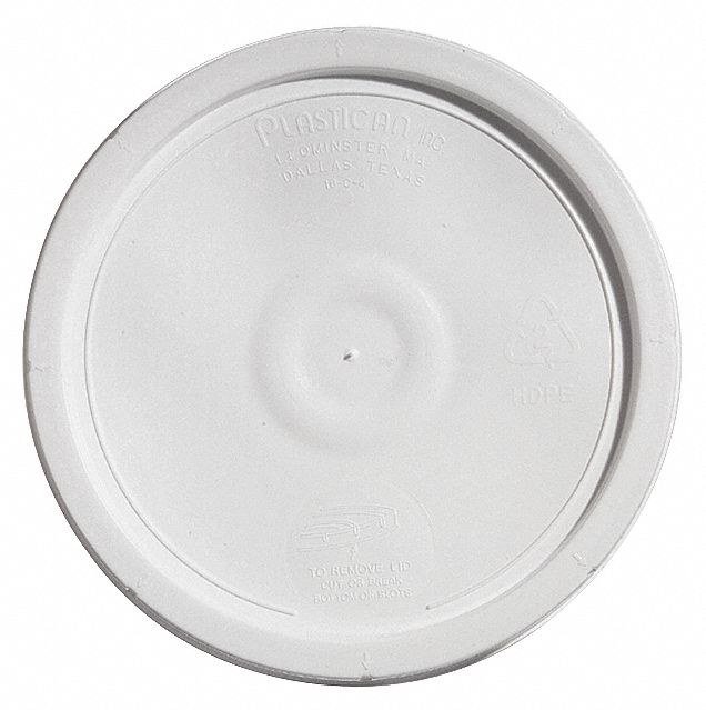 Lid for Pails White HDPE