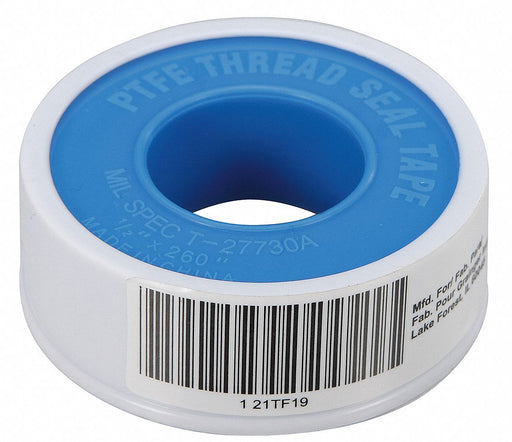 Thread Sealant Tape 1/2 W White
