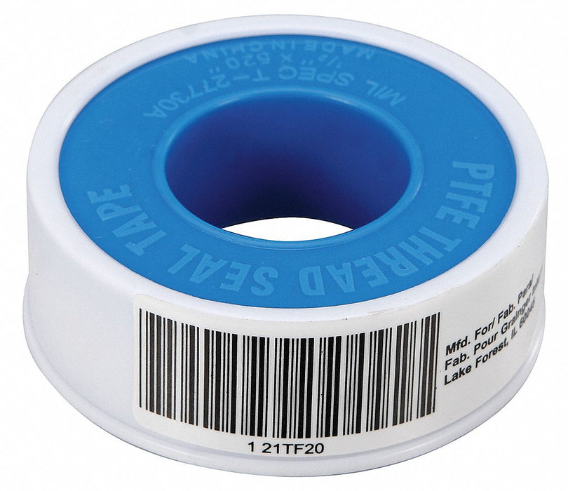 Thread Sealant Tape 1/2 W White