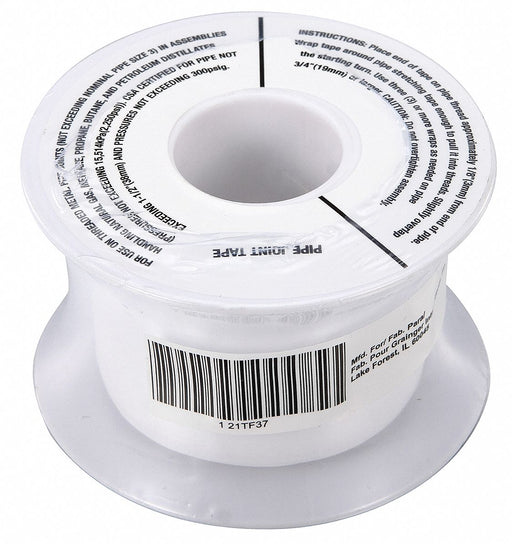 Thread Sealant Tape 1 1/2 W White