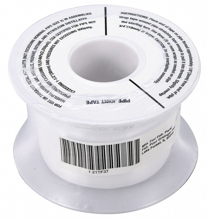 Thread Sealant Tape 1 1/2 W White
