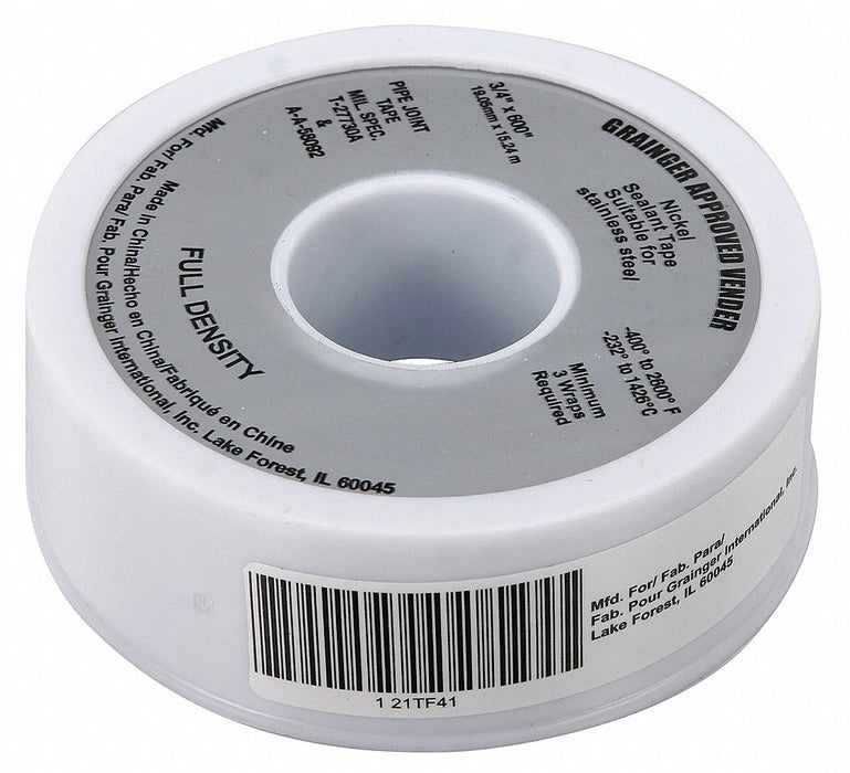 Thread Sealant Tape 3/4 W Gray