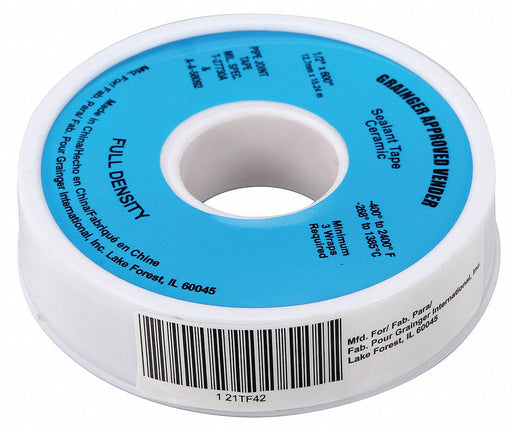 Thread Sealant Tape 1/2 W Yellow