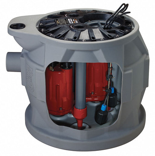 GrinderPumpSystem 10ft 1hp 230VAC