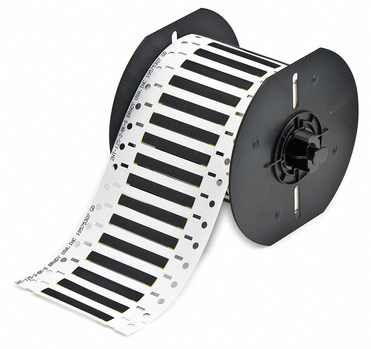 G5861 SleeveLabel Black Polyolefin 1/8inW