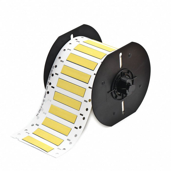 G5857 SleeveLabel Yellow Polyolefin 1/4inW