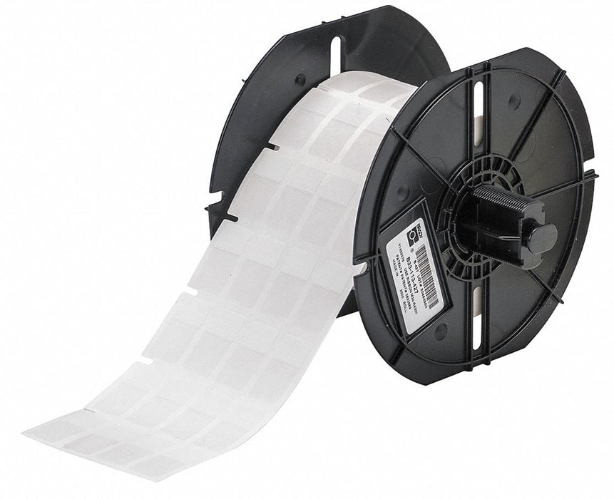 Wraparound Label White Vinyl 1/2 in W