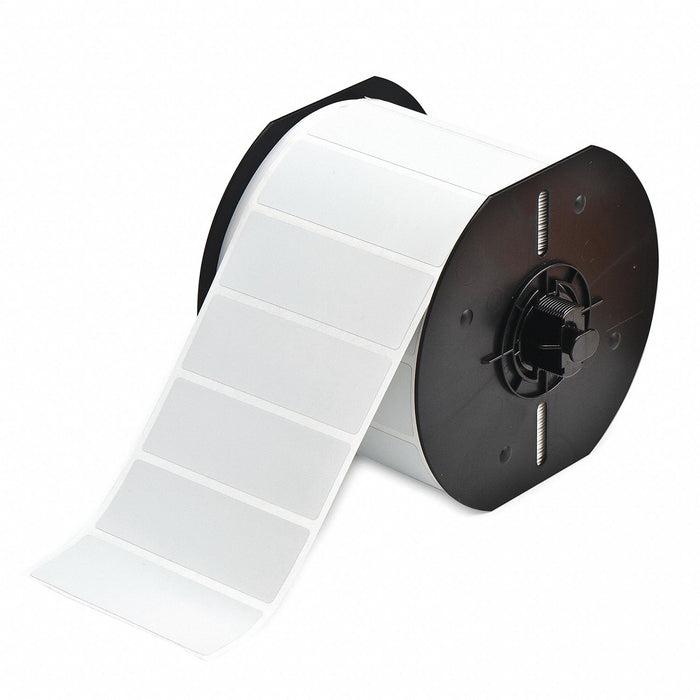 Pre-Cut Label Stock Roll Gray Matte