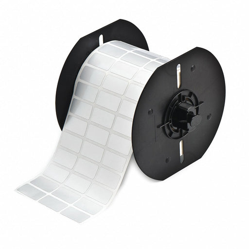 Pre-Cut Label Stock Roll Silver Gloss