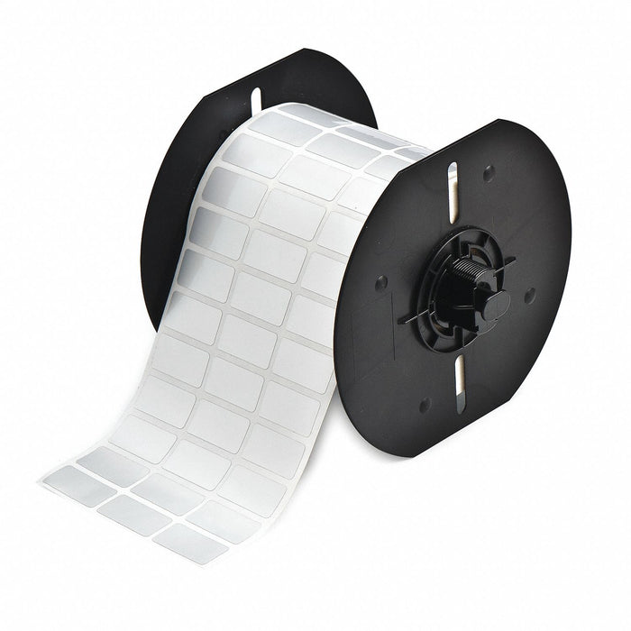 Pre-Cut Label Stock Roll Silver Gloss