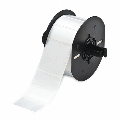 Pre-Cut Label Stock Roll Silver Gloss