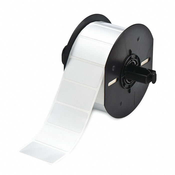 Pre-Cut Label Stock Roll Silver Gloss