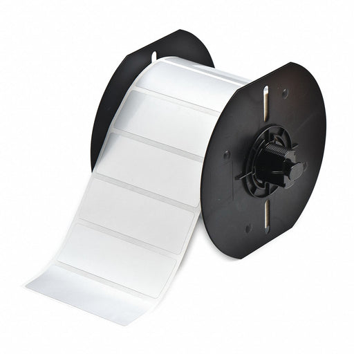 Pre-Cut Label Stock Roll Silver Gloss