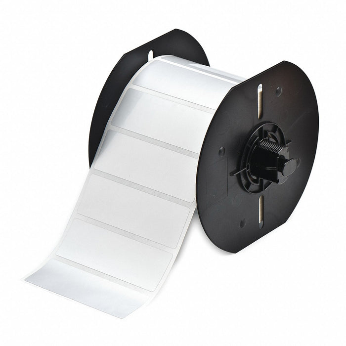 Pre-Cut Label Stock Roll Silver Gloss